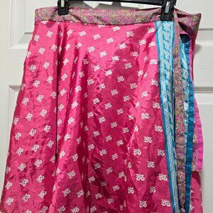 Full Wrap Layered Skirt BoHo Whimsical Gypsy Artsy Hippie**NO TAGS** Short